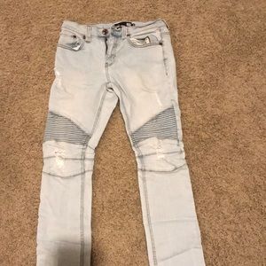 RSQ Seattle skinny tapered ripped jeans